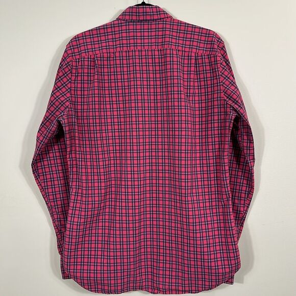 Bonobos Button Down Pink Blue Longsleeve Dress Office Shirt Men Size Medium Long - Picture 2 of 7